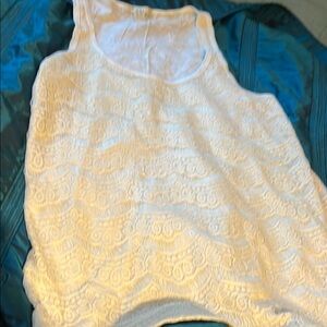 Gorgeous cream coloured lace top